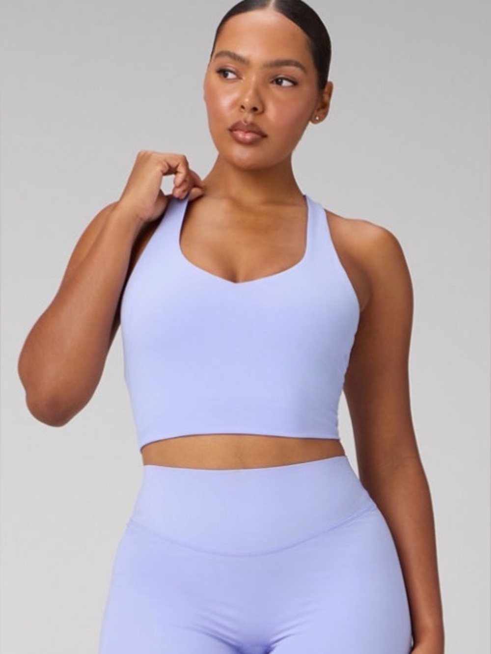 Fabletics Pure Luxe Lavender Workout set